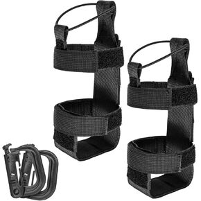 Sports Bottle Holder, Molle Bottle Holder, Adjustable Bottle Holder, Hands-Free Backpack Bottle Holder, Great for Outdoor Activities, 2-Pack