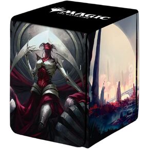 Ultra Pro - Magic: The Gathering Phyrexia All Will Be One - صندوق بطاقات الوجه Alcove (Elesh Norn) يحمي ويخزن بطاقات التداول القابلة للتجميع، وبطاقات الألعاب، وإغلاق مغناطيسي للحماية القصوى in Kuwait