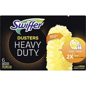 Swiffer Dusters Heavy Duty Multi-Surface Refills, Unscented, 6 Count