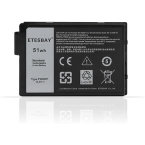 TDW5P Laptop Replacement Battery for Dell Alienware 13 R3 ALW13C D1738 D2718 D2728 D2738 D2838 D2508 D2503S D2506S D2715S Series Notebook Black V9XD7 0V9XD7 4RRR3 04RRR3 JFWX7 0JFWX7 15.2V