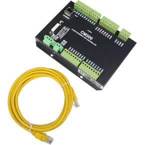 RATTMMOTOR CM400 CNC Motion Controller RTCP Offline Standalone System Replaces Mach3, Support PC&Cellphone Control, Support Toolpath Display, CNC Motion Control Card 1000KHz 24VDC