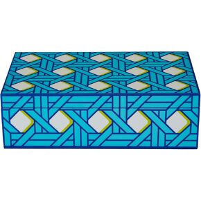 Jonathan Adler Medium Basketweave Lacquer Box