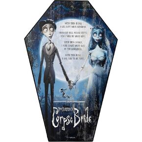 Spirit Halloween Tim Burton’s 14 Inch Corpse Bride Coffin Sign | Officially Licensed | Home décor