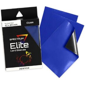 BCW Spectrum Elite Yugioh Sleeves - 60 Pack - Black Yugioh Card Sleeve | (Not for MTG or Pokemon) Small Trading Card Sleeves | Card Protector Sleeves