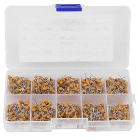 500pcs Multilayer Monolithic Ceramic Capacitor Assortment Kit Set 10 Values 50V 10pf/ 20pf/ 30pf/ 47pf/ 100pf /200pf /220pf /330pf /470pf /680pf