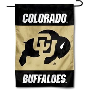 Colorado Buffaloes Double Sided Garden Flag Banner