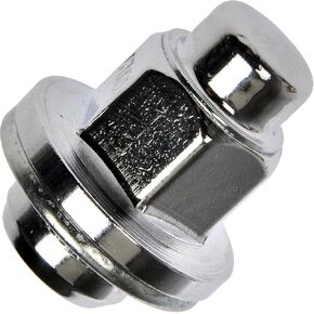 Dorman 611-229 M12-1.50 Wheel Cover Retaining Nut - 19mm Hex, 37.48mm Length Compatible with Select Lincoln Models, 10 Pack