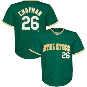 Matt Chapman Oakland Athletics Green #26 Kids Youth 4-20 Alternate Fashion Player Jersey