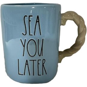 كوب Rae Dunn SEA YOU LATER - أزرق