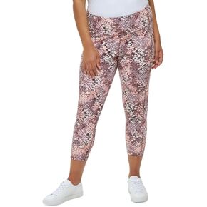 Calvin Klein Performance Womens Plus Fitness Workout Athletic Leggings