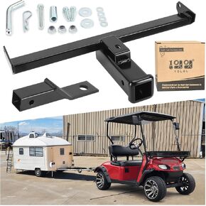 10L0L Golf Cart Bumper Trailer Hitch Suitable for EZGO RXV 2008+ Models,Trailer Hitch Fit for Golf Cart Backseat Footrest