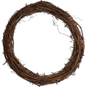 DECHOUS Grapevine Wreaths for Crafts 14 Inch 1pc Christmas Vine Wreath Grapevine Garland Door Wreaths Wedding Frames Hand Decor Artificial Grapes Wreath Ring DIY Garland Accessory