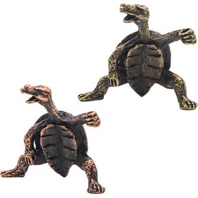 2PCS Turtle Incense Holder for Sticks,Incense Stick Holder,Insence-Stick Holder,Intage Sculptures for Home Decor,Exquisite Sleep Aid Handcrafted.