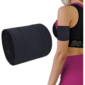 Upgraded Diabetes Insulin Arm Band for Freestyle Libre Omnipod Dexcom Sensor Covers Fixation Insulin Pod Monitoring Systems Armband (White, S (9.6-10.6in))