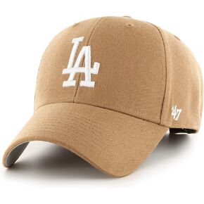 '47 MLB Los Angeles Dodgers MVP Unisex Baseball Cap, Camel, One Size