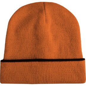 Beanie Hats for Men Women Reversible Hats Warm Knitted Cuffed Silk Lined Slouchy Skull Cap