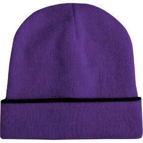 Beanie Hats for Men Women Reversible Hats Warm Knitted Cuffed Silk Lined Slouchy Skull Cap