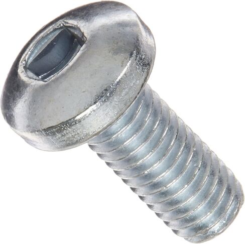 Small Parts FSCF1012SQPZ Steel Pan Head Machine Screw, Zinc Plated, ASME B18.6.3, 2R Square Drive, #10-32 Thread Size, 1/2" Length, Fully Threaded, Import (Pack of 100) in Saudi Arabia