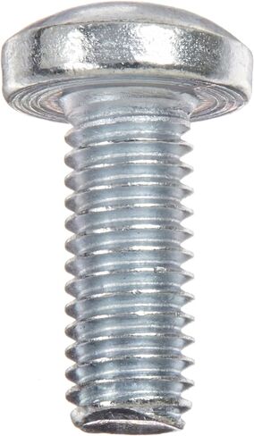 Small Parts FSCF1012SQPZ Steel Pan Head Machine Screw, Zinc Plated, ASME B18.6.3, 2R Square Drive, #10-32 Thread Size, 1/2" Length, Fully Threaded, Import (Pack of 100) in Saudi Arabia