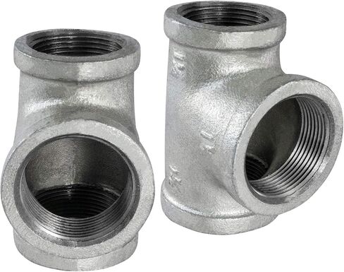 HNSU1223 1-1 / 2 "بنسبة 1-1 / 4" بواسطة 1-1 / 2 "حديد مجلفن قابل للطرق ثلاثي الاتجاه لتقليل نقطة الإنطلاق مع وصلات مترابطة أنثى in Kuwait