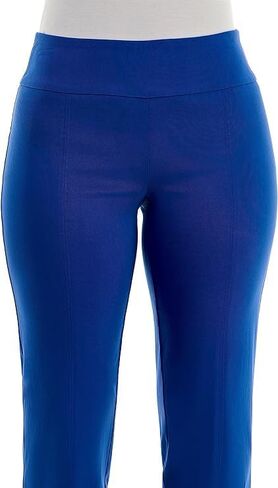Zac & Rachel Women's Petite Millennium Fabric Pull-On Slim Leg Pant, Navy Blazer, 14P in Saudi Arabia