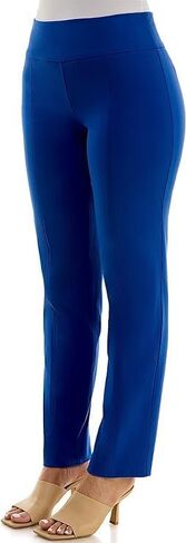 Zac & Rachel Women's Petite Millennium Fabric Pull-On Slim Leg Pant, Navy Blazer, 14P in Saudi Arabia