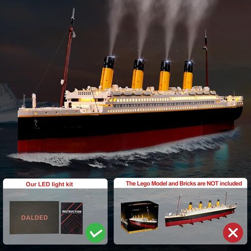 LED Light Kit for Lego Architecture New York City, Compatible with Lego 21028, Lighting Your Toy for Architecture New York City - Without Model (Not Include Lego Set) in Saudi Arabia