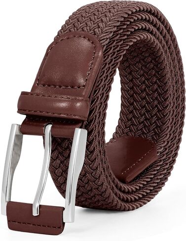 XZQTIVE Braided Stretch Belt Mens Gift Elastic Woven Belt for Golf Casual Pants Shirts Jeans in Saudi Arabia