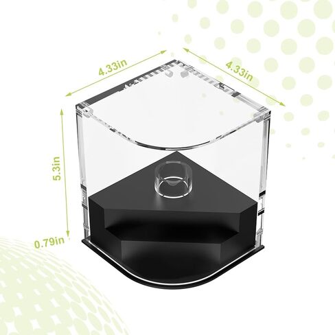 Acrylic Golf Ball Case: 2-Layer Display Box with Scorecard/Picture Background Frame & Golf Pencil Holder - DIY Golf Ball Display Case in Kuwait