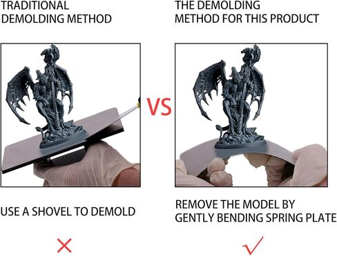 2PCS Flex Build Plate for Elegoo Mars 4, 3D Printer Flexible Spring Steel Plate and Magnetic Base Build Plate Print Bed Kit for Mars 4, Mars 4 Ultra, Mars 5, Mars 5 Ultra 160x96mm in Kuwait