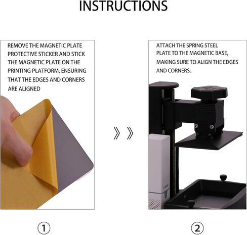 2PCS Flex Build Plate for Elegoo Mars 4, 3D Printer Flexible Spring Steel Plate and Magnetic Base Build Plate Print Bed Kit for Mars 4, Mars 4 Ultra, Mars 5, Mars 5 Ultra 160x96mm in Kuwait