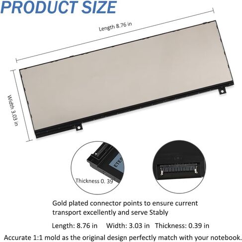 TDW5P Laptop Replacement Battery for Dell Alienware 13 R3 ALW13C D1738 D2718 D2728 D2738 D2838 D2508 D2503S D2506S D2715S Series Notebook Black V9XD7 0V9XD7 4RRR3 04RRR3 JFWX7 0JFWX7 15.2V in Saudi Arabia