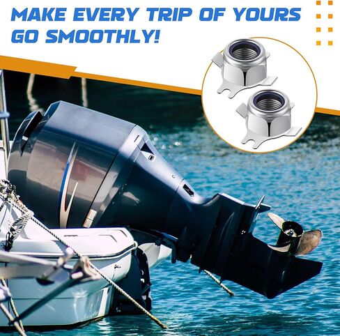 مجموعة صامولة دعامة Sailong مكونة من قطعتين، بديلة لـ 18-3702 11-69578A1، 11-69578Q1، متوافقة مع محرك ميركوري مارينر الخارجي، طقم صامولة الدعامة وغسالة التبويب، طقم صامولة المروحة للمحرك الخارجي in Kuwait