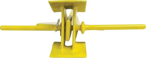 طقم مرساة Extreme Max 3006.6716 BoatTector Complete PWC Fluke Anchor مع حبل وعوامة علامة - 4.5 رطل، أصفر in Saudi Arabia