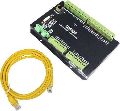 RATTMMOTOR CM400 CNC Motion Controller RTCP Offline Standalone System Replaces Mach3, Support PC&Cellphone Control, Support Toolpath Display, CNC Motion Control Card 1000KHz 24VDC in Saudi Arabia