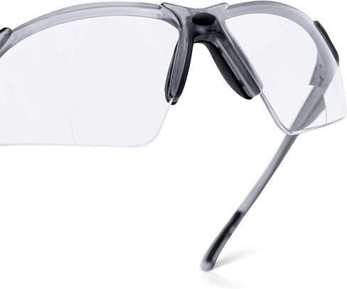 قارئ نظارات السلامة ثنائية البؤرة من Sellstrom XM340RX - نظارات حماية العين للرجال والنساء - عدسة شفافة، ANSI Z87.1 in Kuwait
