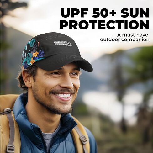 5 Panel Hat for Men - Stylish Baseball Cap, Camp Hat for Women, Casual Trucker Hat & Stylish Running Hat for Sun Protection in Saudi Arabia