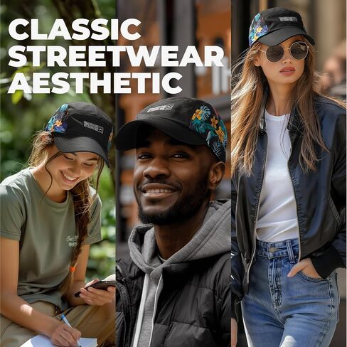 5 Panel Hat for Men - Stylish Baseball Cap, Camp Hat for Women, Casual Trucker Hat & Stylish Running Hat for Sun Protection in Saudi Arabia