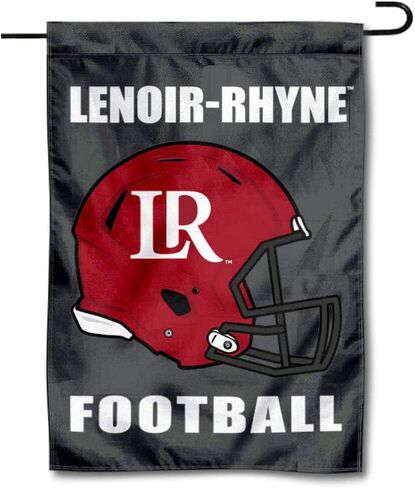 College Flags & Banners Co. Lenoir Rhyne Bears Football Helmet Garden Yard Flag in Saudi Arabia