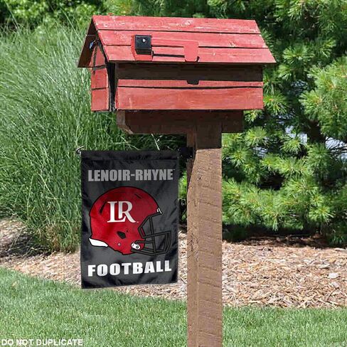College Flags & Banners Co. Lenoir Rhyne Bears Football Helmet Garden Yard Flag in Saudi Arabia
