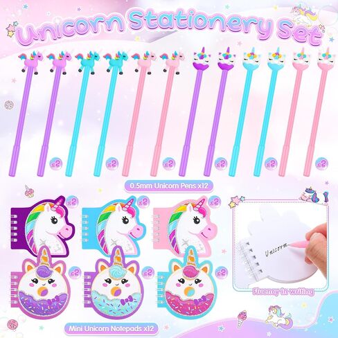 86 Pcs Donut Party Favors Donut School Stationery Set Class Reward Gift Prizes Mini Donut Notepads, Donut Stickers, Donut Bubble Wands and Donut Pens for Sweet Birthday Party in Saudi Arabia