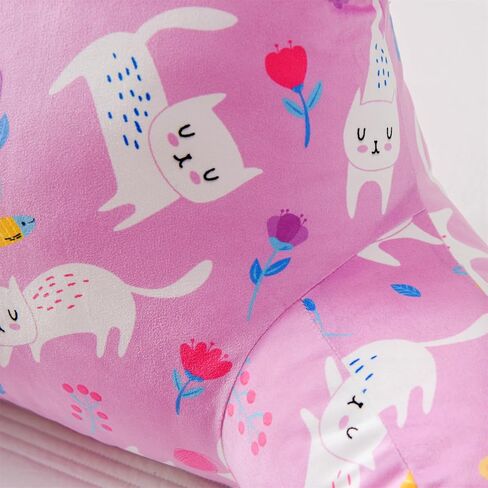 A Nice Night Kids Back Resting Pillow for Reading and Watching TV Bed Rest Pillow to Lounge with Comfortable Back Support Great for The Bed or Couch,Gaming Printed,Matching Cushion Cover in Kuwait