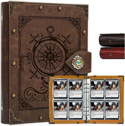 DUROTAN Trading Card Binder,4-Pocket Binder for Trading Cards Holds 240 Cards,Premium Collector Card Album for Standard Cards,Card Collection Folder for MTG,TCG,Yugioh,Game Cards in Saudi Arabia