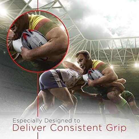 كرة الرجبي Pro Impact Match - كرة من الدرجة الاحترافية، شديدة التحمل ومتينة - مثالية للمباريات الطويلة واللعب، مقاس 5 ألوان متنوعة in Kuwait