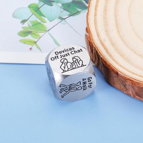 Funny for Wife Anniversary for Couple Funny Date Night Ideas Gift for Boyfriend Girlfriend Food Decision Dice 11th Anniversary Steel Gifts for Wife Husband Christmas Birthday Gifts in Saudi Arabia