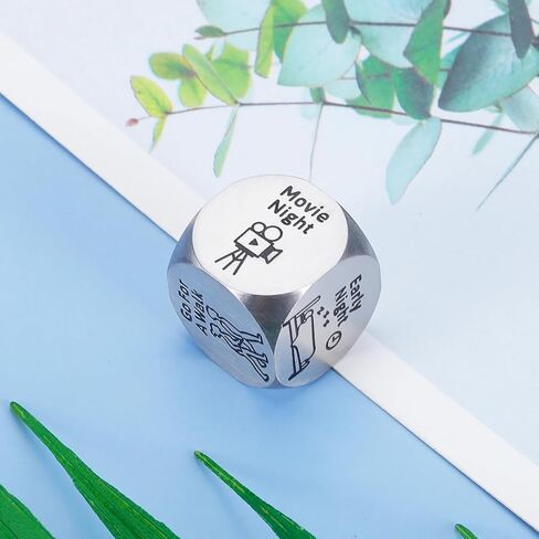 Funny for Wife Anniversary for Couple Funny Date Night Ideas Gift for Boyfriend Girlfriend Food Decision Dice 11th Anniversary Steel Gifts for Wife Husband Christmas Birthday Gifts in Saudi Arabia
