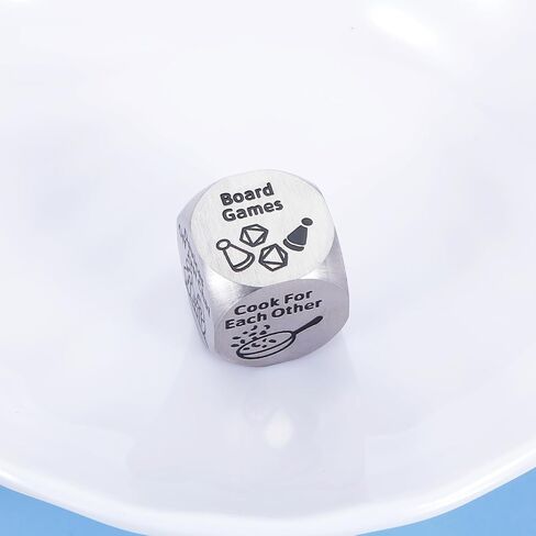 Funny for Wife Anniversary for Couple Funny Date Night Ideas Gift for Boyfriend Girlfriend Food Decision Dice 11th Anniversary Steel Gifts for Wife Husband Christmas Birthday Gifts in Saudi Arabia