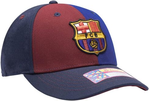 قبعة/قبعة كرة القدم بإبزيم منزلق قابل للتعديل من برشلونة 'مارينا' | متعدد الألوان in Kuwait