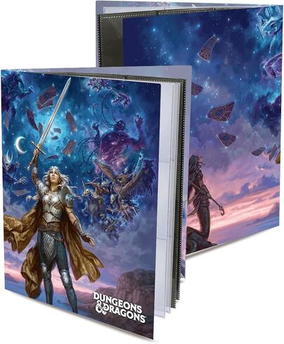Ultra PRO - كتاب الزنزانات والتنينات للعديد من الأشياء، يتضمن 10 صفحات جيب واحدة، وصفحتين من 9 جيوب لبطاقات D&D، وتنظيم بطاقات سطح السفينة، وبطاقات التعويذة in Saudi Arabia
