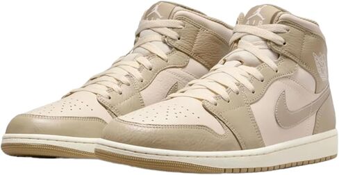 Jordan Men's 1 Mid Legend LT Brown/Khaki-Phantom (HF4830 203) - 8 in Saudi Arabia